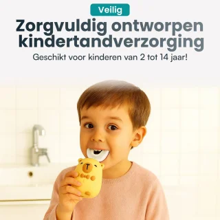 Mamosta® Capybara Smartbrush Elektrische U-vormige Tandenborstel voor Kinderen