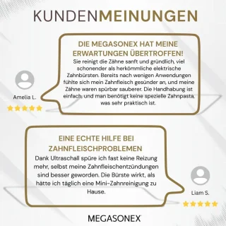 MEGASONEX M8 Ultrasone tandenborstel
