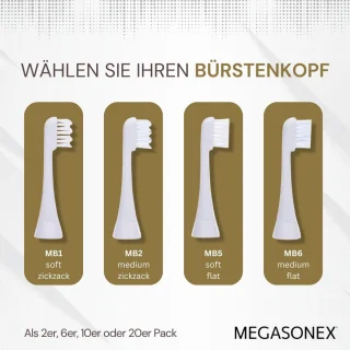 MEGASONEX M8 Ultrasone tandenborstel