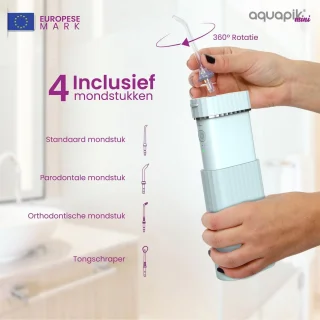 Mini-monddouche draagbaar - mondspoeler