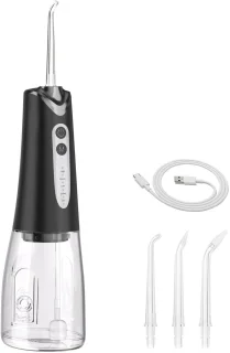 De Monddouche Mondspoeler Zwart in één oogopslag