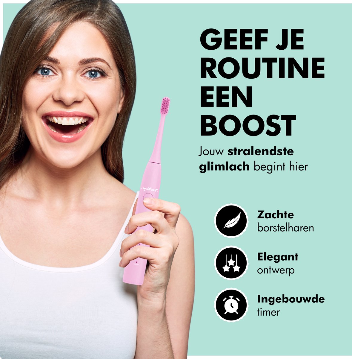 My White Secret Elektrische Tandenborstel Groen