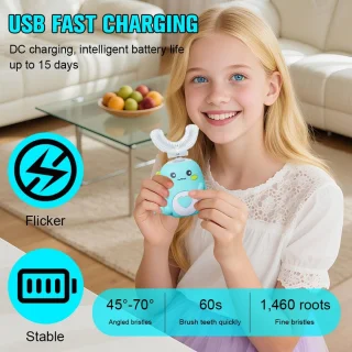 Namajunas Smart Brush Elektrische tandenborstel voor kinderen 2-6 jaar
