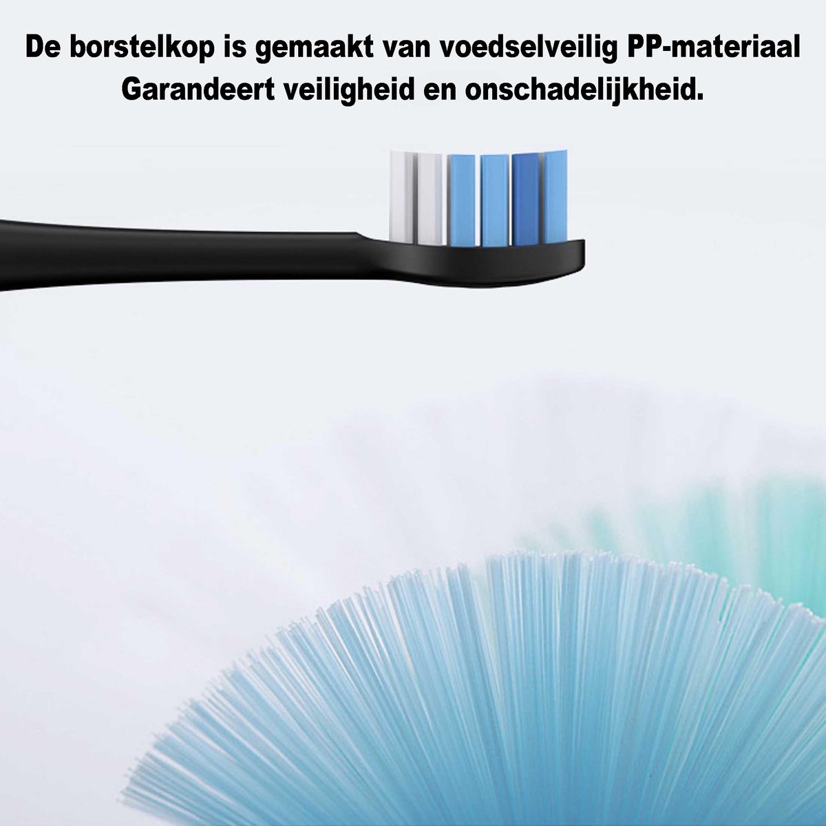 NAXSIR Elektrische Tandenborstel met 6 Opzetborstels