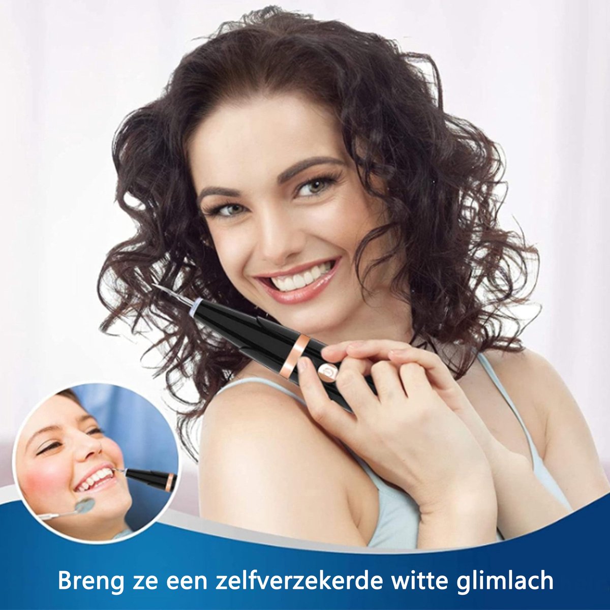 NAXSIR Ultrasone Tandenborstel 5 Standen 2 Opzetborstels