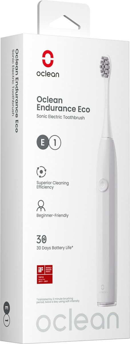 Oclean Endurance Eco White tandenborstel