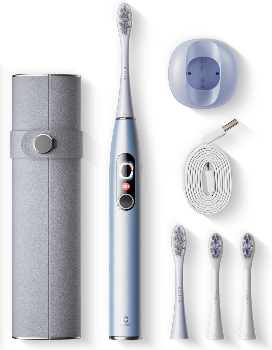 Wat vinden we goed aan de Oclean X Pro Digitale Elektrische Tandenborstel Set Zilver C01000385