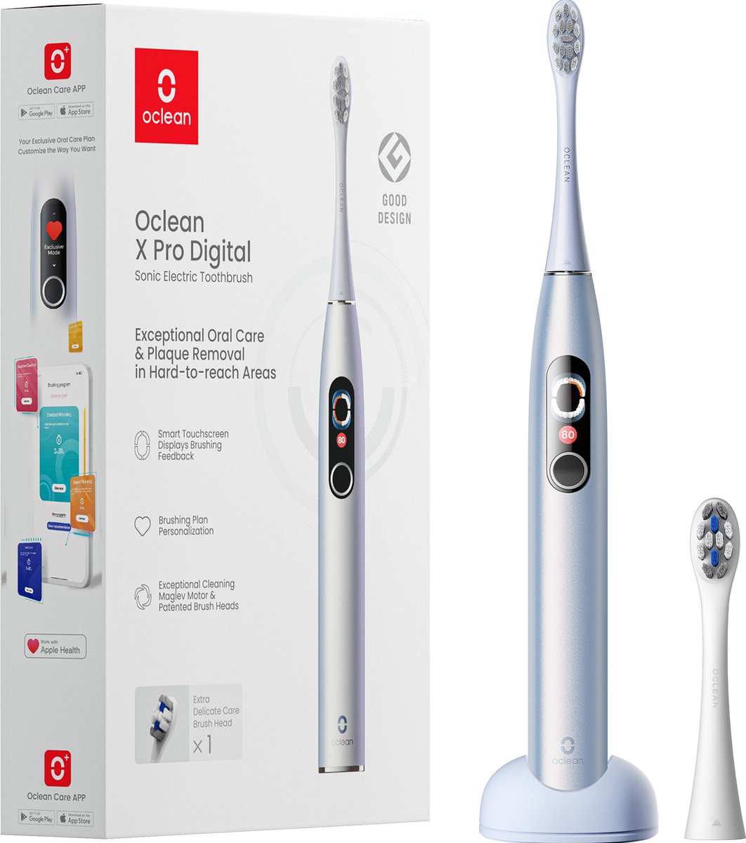 Oclean X Pro Srebrny