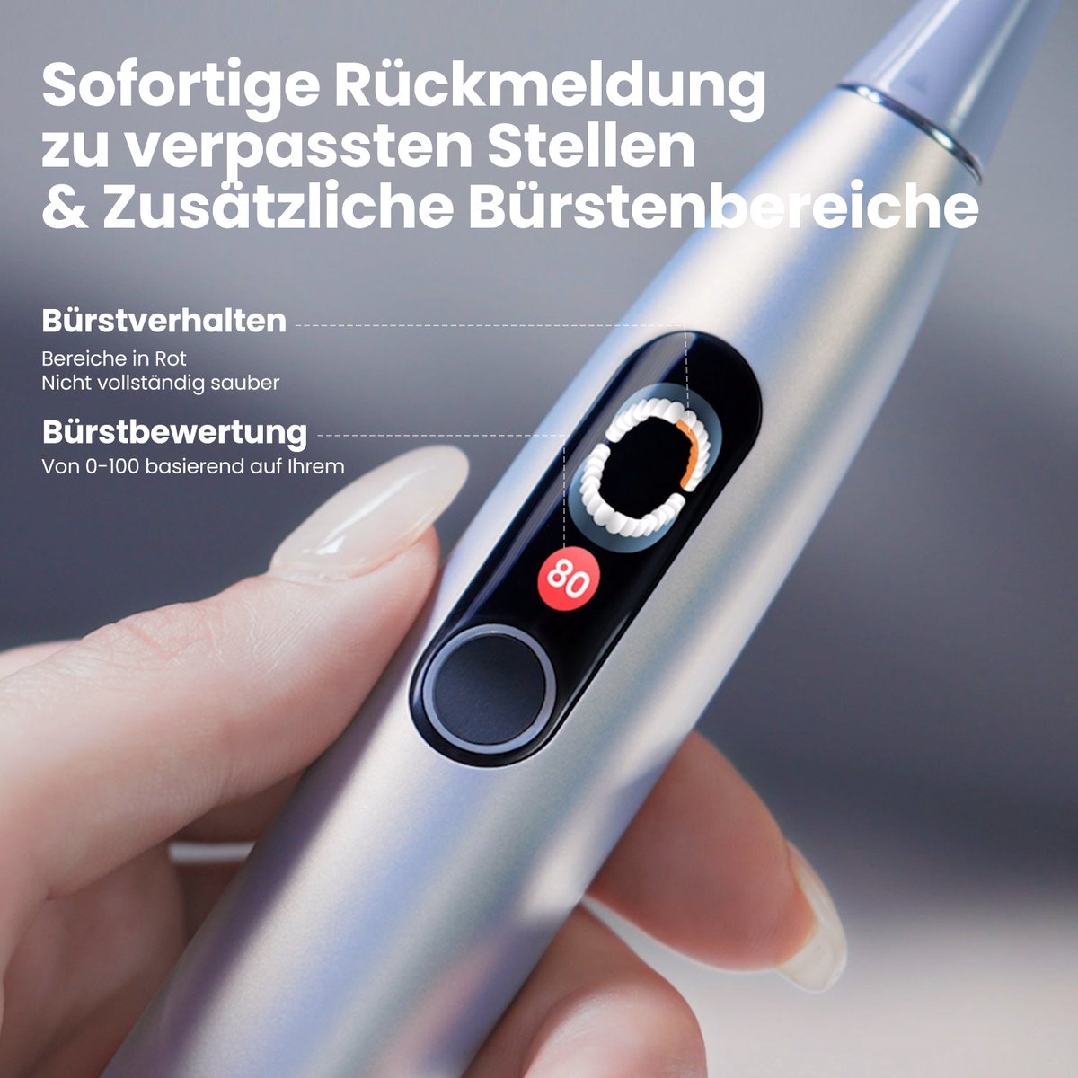 Oclean X Pro Srebrny