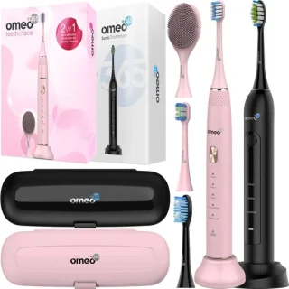 OMEO Classic Teeth & Face Set - Sonische tandenborstels (2 stuks)
