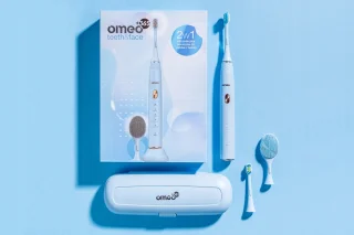OMEO Teeth&Face Sonische tandenborstelset 2 stuks