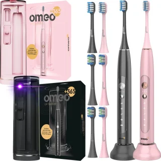 OMEO UV Sanitizer Elektrische Tandenborstels - Set van 2