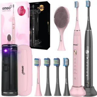 OMEO UV Sanitizer & Teeth&Face - Sonische tandenborstelset