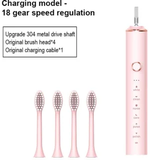 Oplaadbare elektrische tandenborstel - Roze