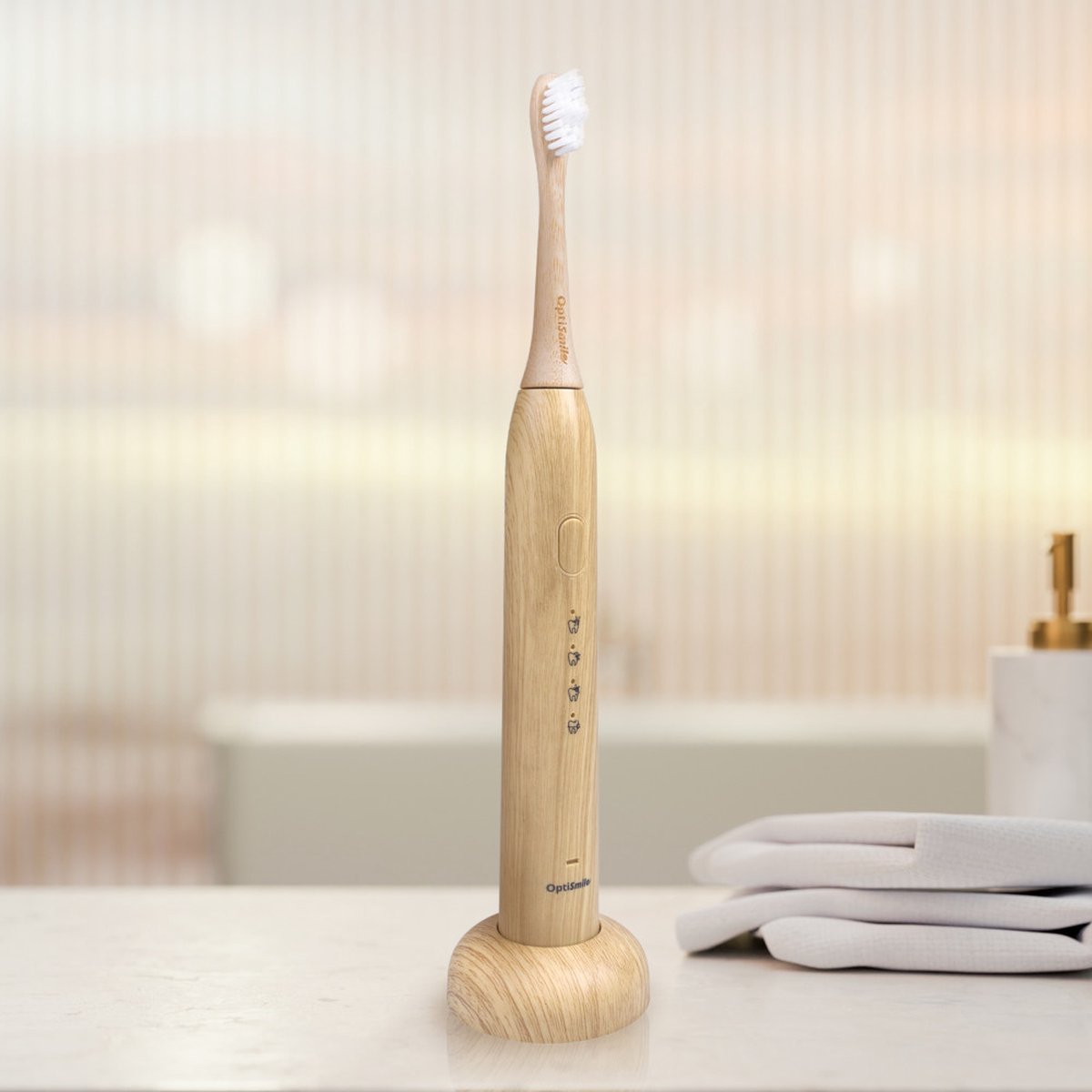 Optismile Natural Elektrische Tandenborstel Bamboe