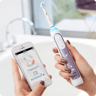 Oral-B Genius 10200W Elektrische Tandenborstel Paars/Wit