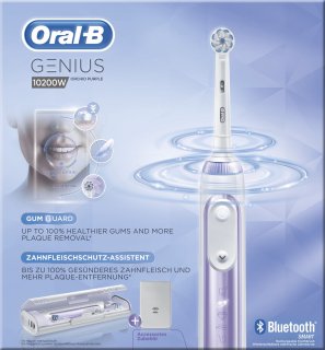 Oral-B Genius 10200W Elektrische Tandenborstel Paars/Wit