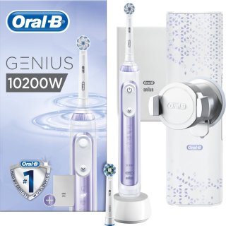 Oral-B Genius 10200W Elektrische Tandenborstel Paars/Wit