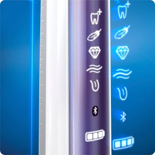 Oral-B Genius 10200W Elektrische Tandenborstel Paars/Wit
