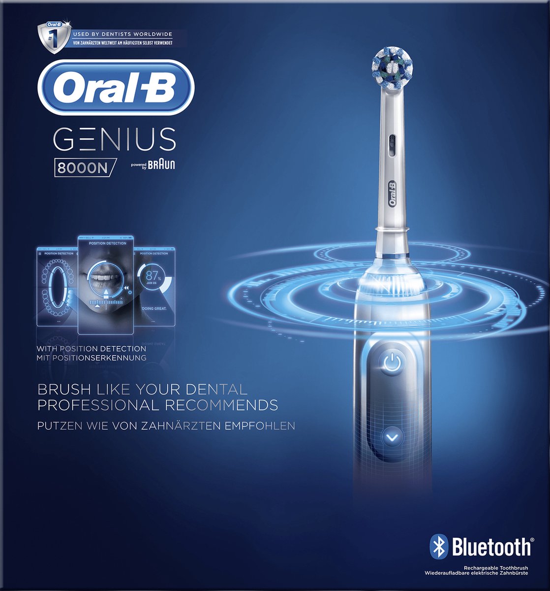 Oral-B Genius 8000N Elektrische Tandenborstel Wit