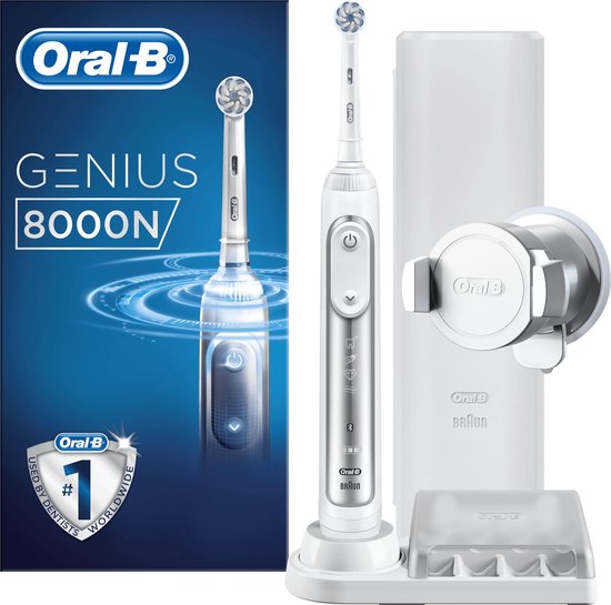 Oral-B Genius 8000N Elektrische Tandenborstel Wit