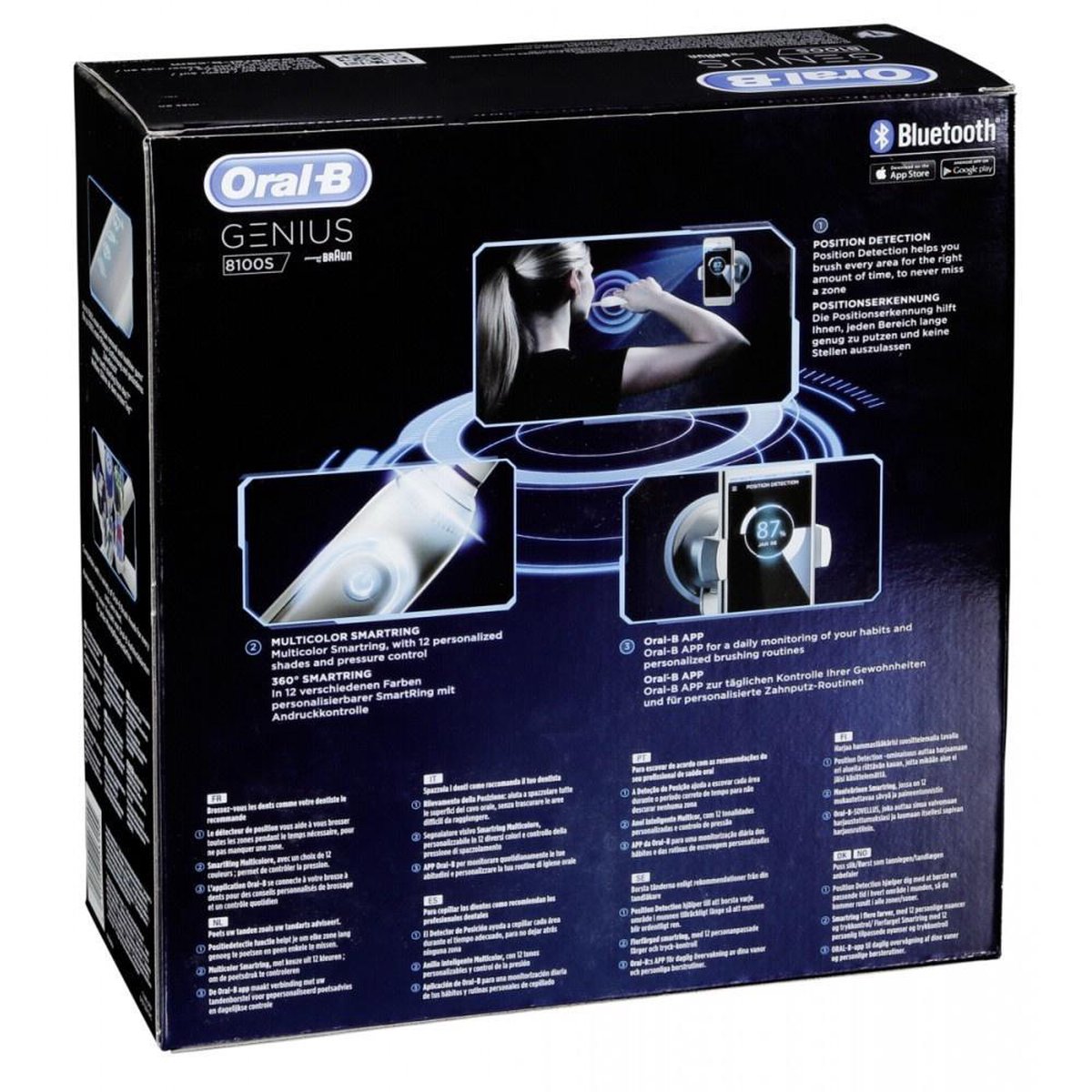Oral-B Genius 8100S Elektrische Tandenborstel Zilver