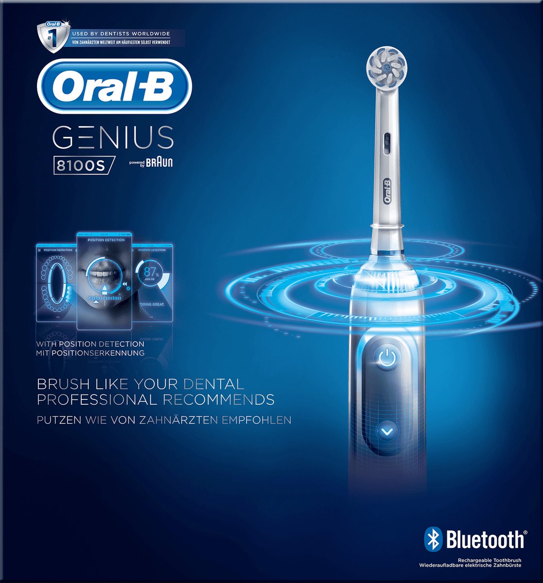 Oral-B Genius 8100S Elektrische Tandenborstel Zilver