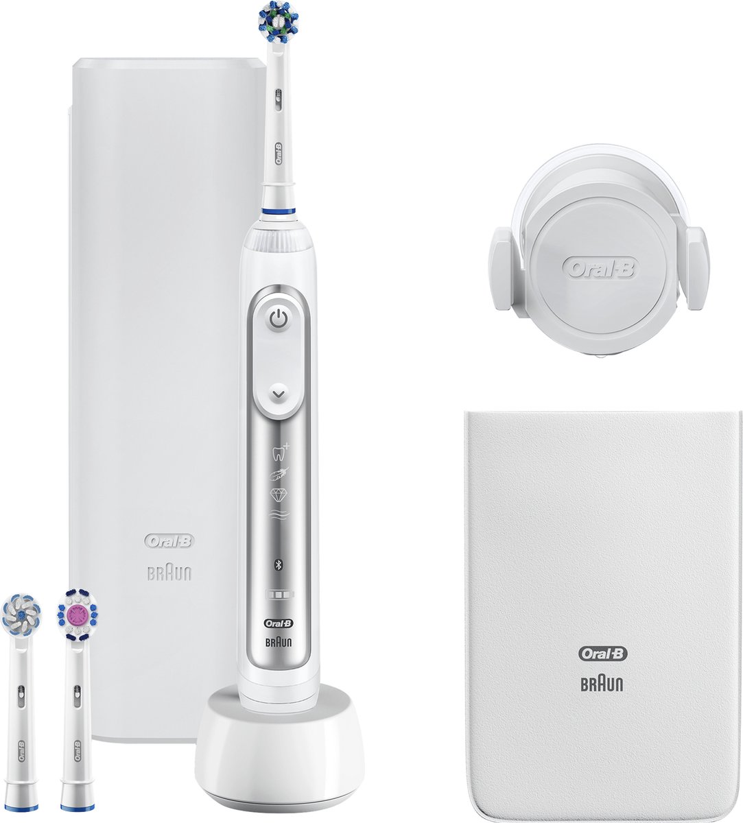 Oral-B Genius 8200W Elektrische Tandenborstel Zilver