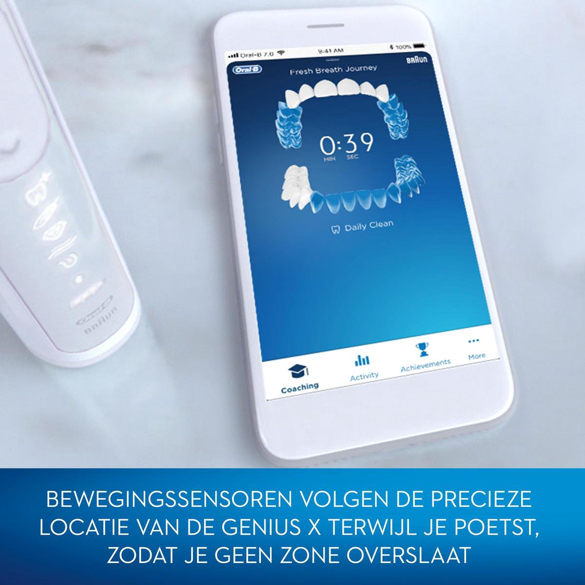 Oral-B Genius X 20100S Elektrische Tandenborstel Wit