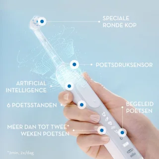 Oral-B Genius X 20100S Elektrische Tandenborstel Wit