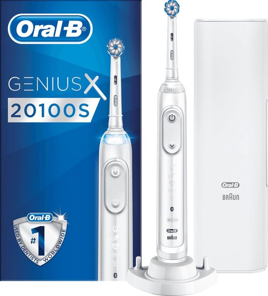 Oral-B Genius X 20100S Elektrische Tandenborstel Wit