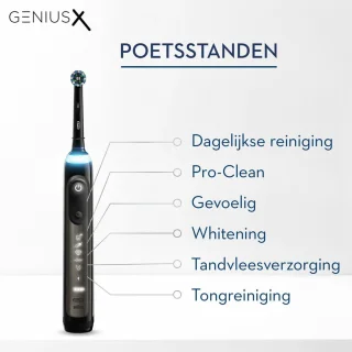 Oral-B Genius X Special Editie Zwart Elektrische Tandenborstel Set