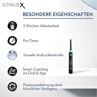 Oral-B Genius X Special Editie Zwart Elektrische Tandenborstel Set