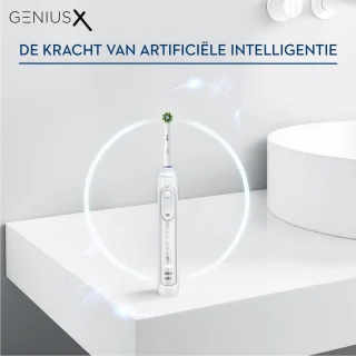 Oral-B Genius X wit elektrische tandenborstel Braun