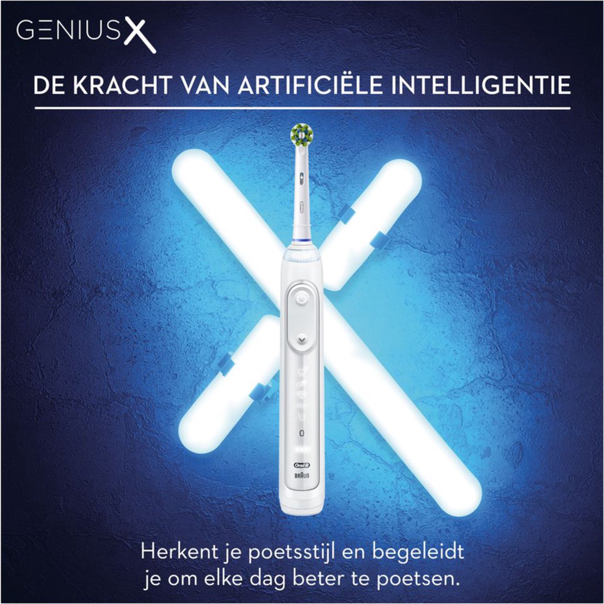 Oral-B Genius X wit elektrische tandenborstel Braun