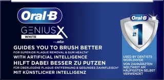 Oral-B Genius X wit elektrische tandenborstel Braun