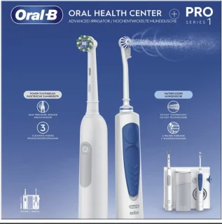 Oral-B Idropulsore Health Center tandenborstel blauw wit