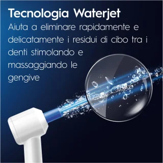 Oral-B Idropulsore Health Center tandenborstel blauw wit