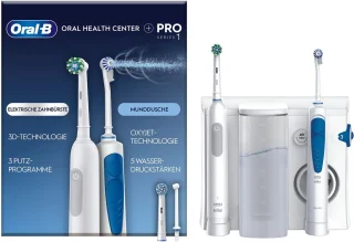 Oral-B Idropulsore Health Center tandenborstel blauw wit