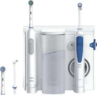 Oral-B Idropulsore Health Center tandenborstel blauw wit