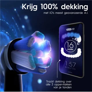 Oral-B iO 10 Elektrische Tandenborstel Wit Braun