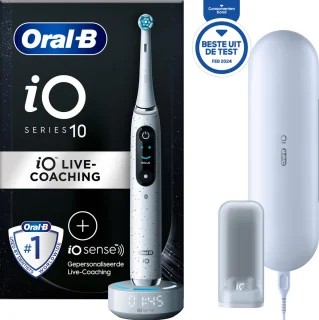 Oral-B iO 10 Elektrische Tandenborstel Wit Braun