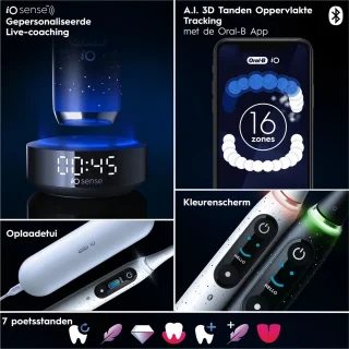 Oral-B iO 10 Elektrische Tandenborstel Wit Braun