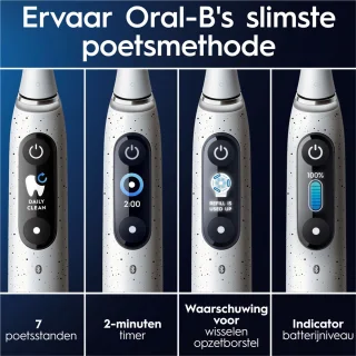 Oral-B iO 10 Elektrische Tandenborstel Wit Braun