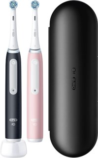 Oral-B iO 3 Duo Elektrische Tandenborstel Zwart Roze