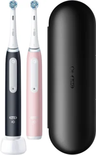 Oral-B iO 3 Duo Elektrische Tandenborstel Zwart Roze