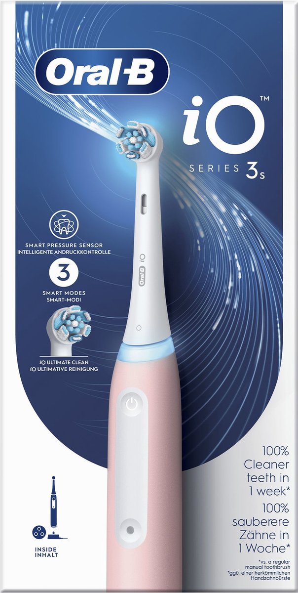 Oral-B iO 3S Elektrische Tandenborstel Roze