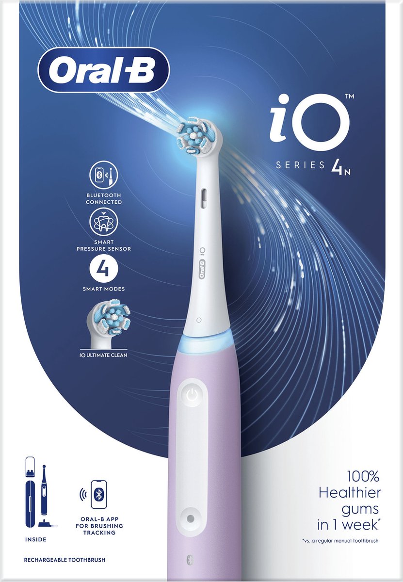 Oral-B iO 4N Elektrische Tandenborstel Lavendel