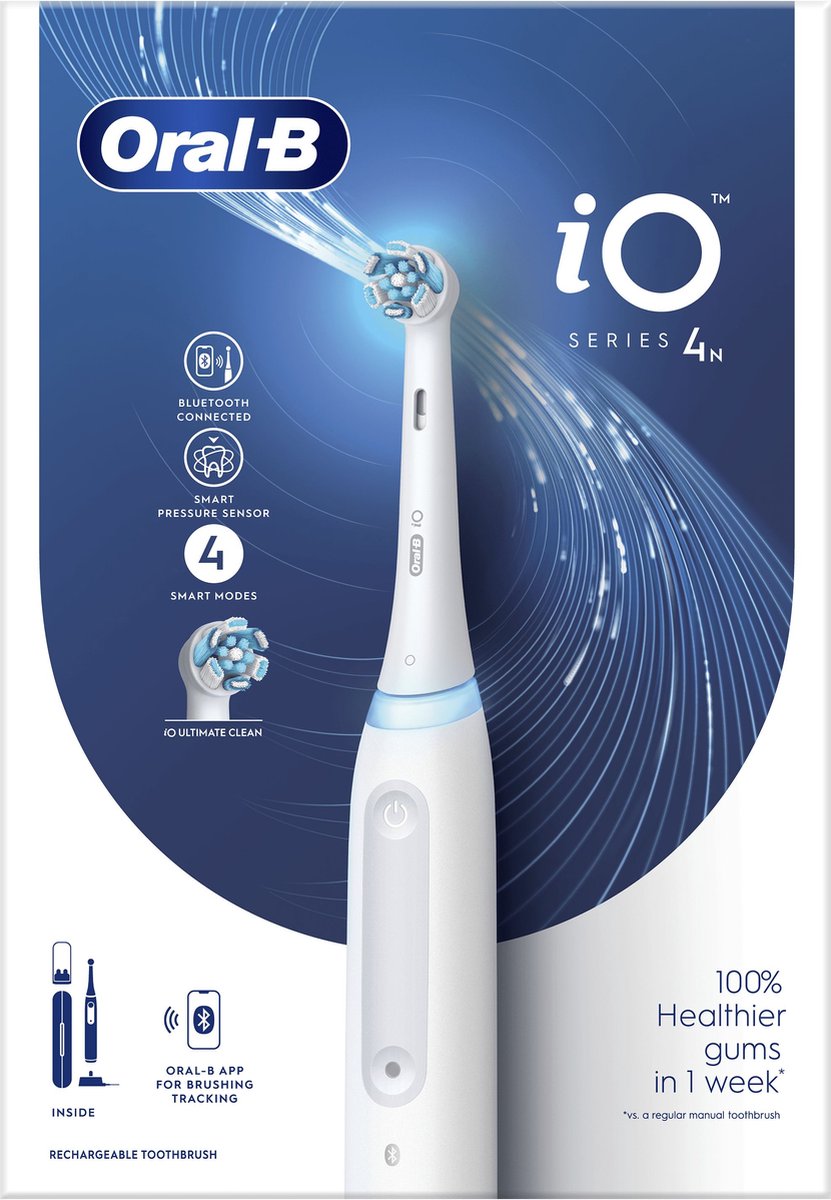 Wat vinden we goed aan de Oral-B iO 4N Elektrische Tandenborstel Wit