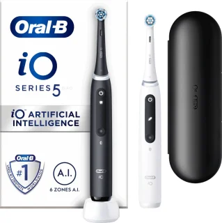 Oral-B iO 5 Elektrische Tandenborstel Black & White